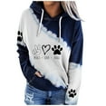 thumbnail image 1 of Essentials Hoodie for Women Long Sleeve Cute Dog Print Hooded Sweatshirt Fall Fashion Casual Pullover Tops 2025 Winter Clothes, 1 of 4