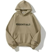 WSMXZDH Essentials Hoodies for Men Women,Fashion Classic Letter Graphic Pullover Hooded Sweatshirt
