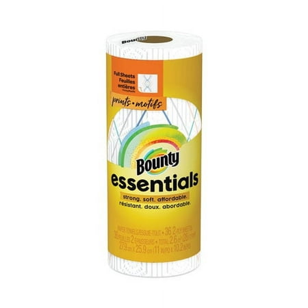 Essentials Kitchen Roll Paper Towels, 2-Ply, 11 X 10.2, 40 Sheets/roll | Bundle of 10 Each