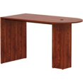 thumbnail image 1 of Essentials Laminate Peninsula Cafe Table, Cherry, 1 of 1