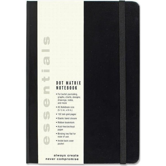 ESS DOT MATRIX BLACK NOTEBOOK