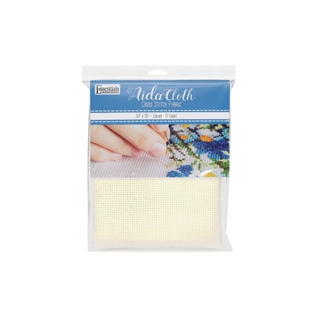 Essentials by Leisure Arts Cream Aida Cloth 11 Count 30x36 Inch Cotton