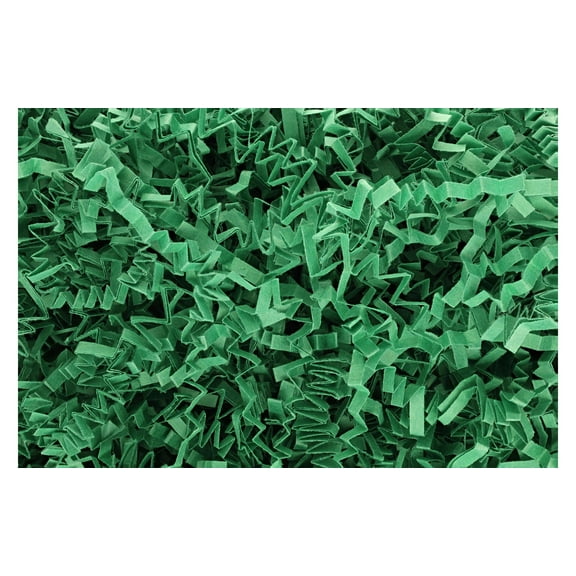 Essentials by Leisure Arts Crinkle Shred Bag, Emerald, 2oz Shredded Paper Filler, Crinkle Cut Paper Shred Filler, Box Filler, Shredded Paper for Gift Box, Paper Crinkle Filler, Box Filling