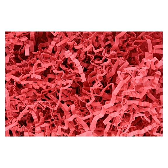 Essentials by Leisure Arts Crinkle Shred Bag, Rose, 2oz Shredded Paper Filler, Crinkle Cut Paper Shred Filler, Box Filler, Shredded Paper for Gift Box, Paper Crinkle Filler, Box Filling