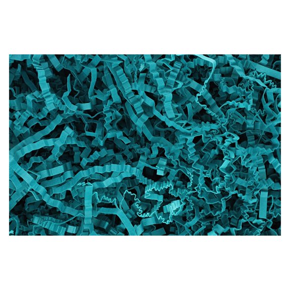 Essentials by Leisure Arts Crinkle Shred Teal 10lb Box, Interlocking Crinkle-Cut Paper Shred for Gift Baskets Gift Boxes and Craft Projects