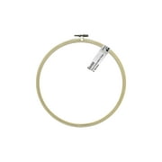 Essentials by Leisure Arts Bamboo Embroidery Hoop 8 Inch with Tension Screw