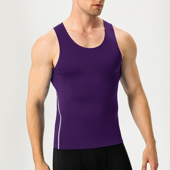 Essentials Men's Active Quick Dry Tech Stretch Lightweight Gym Tank Top