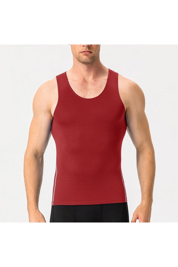 Essentials Men's Active Quick Dry Tech Stretch Lightweight Gym Tank Top