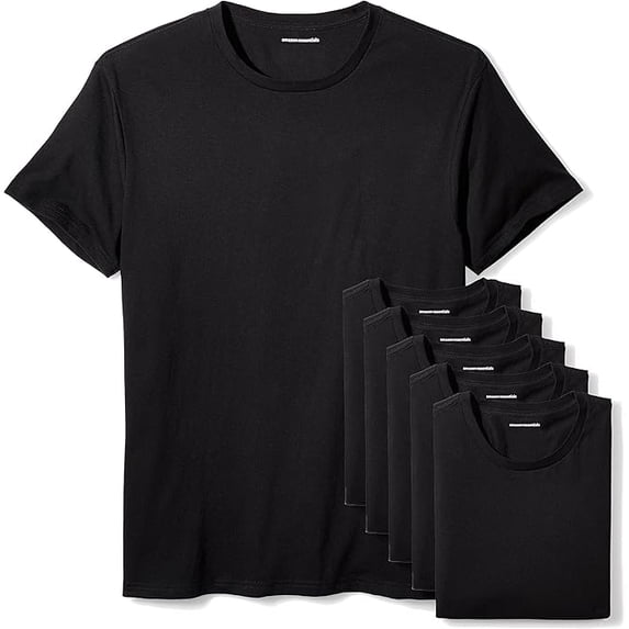 Essentials Men's Slim Fit Crewneck Undershirts