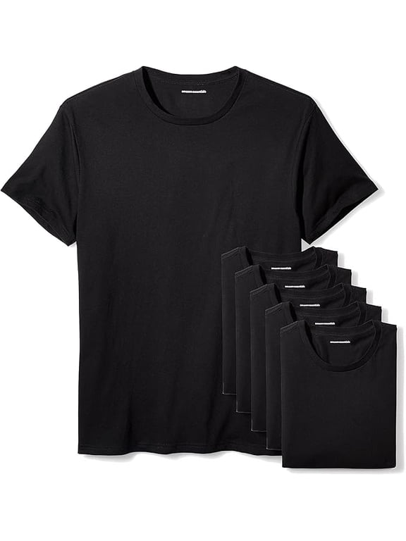 Essentials Men's Slim Fit Crewneck Undershirts