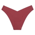 thumbnail image 1 of Mens Womens Underwear Panties for Custom High Waist Striped Cotton Thong Bikini Cool Breathable Panties with Full-Coverage, 1 of 2