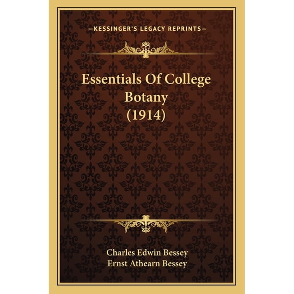 Essentials Of College Botany (1914) (Paperback)