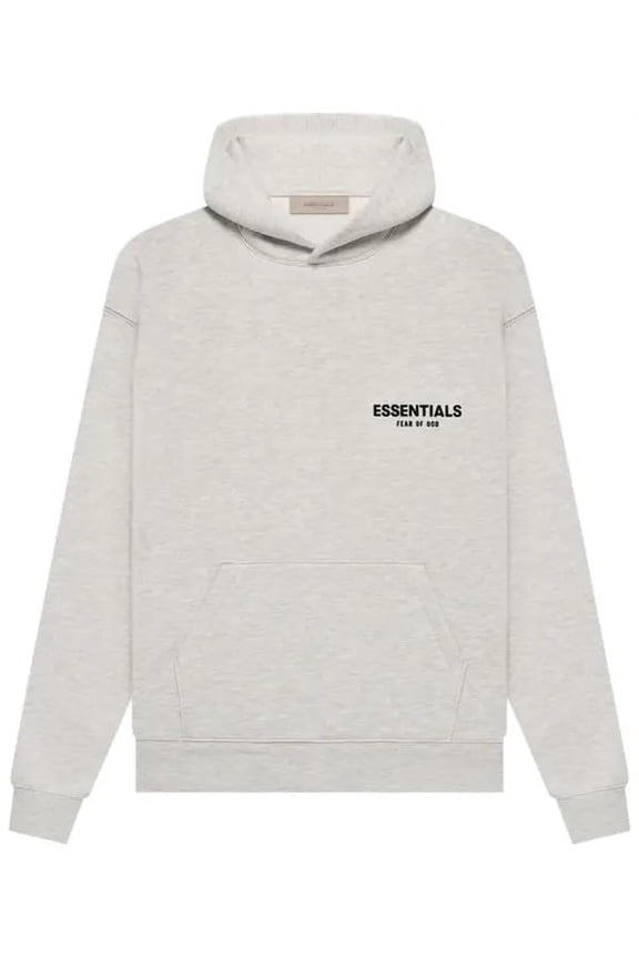 Essentials Pullover Hoodie, Cotton Blend, Adult Unisex, Oversized Men Size, One Size Down