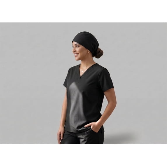 Dodoessentials Working Medical Cap, Black, Women, 1 Count