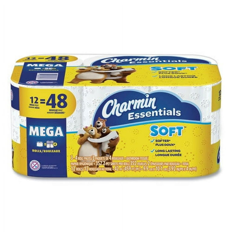 Essentials Soft Bathroom Tissue, Septic Safe, 2-Ply, White, 352 Sheets/Roll, 30 Rolls/Carton Essentials Soft Bathroom Tissue, Septic Safe, 2-Ply, White, 352 Sheets/Roll, 30 Rolls/Carton