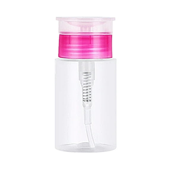 Kittvzx Kitchen appliances Storage container Push Down Empty Lockable Dispenser Bottle For Alcohol Nail Polish Remover & Makeup Remover