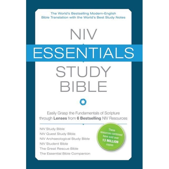 Essentials Study Bible-NIV: Easily Grasp the Fundamentals of Scripture Through Lenses from 6 Bestselling NIV Resources - IPS