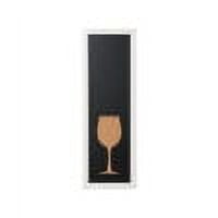 Essentials Vino Combo Slim Chalkboard - 200 x 600 mm - Non-Magnetic Surface, White MDF Frame