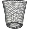 thumbnail image 1 of Essentials Wire Mesh Waste Basket (Black), 1 of 1