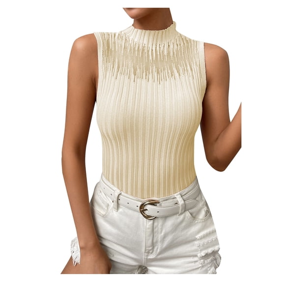 Essentials Womens Camisole Tank Tops Sheer Mesh Patchwork Neck Trendy Sleeveless Summer Tops Clothes Outfits 2025