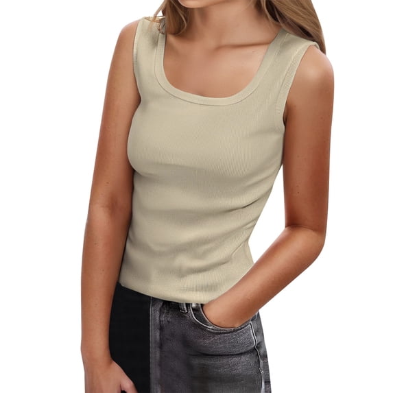 Essentials Womens Camisole Tank Tops Square Neck Shirt For Ideal For Comfortable Going Out Cami Top