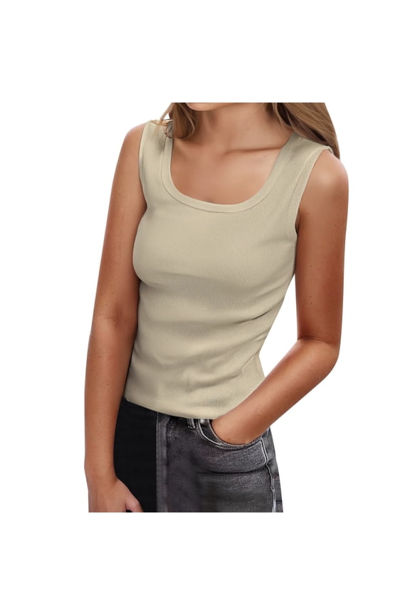 Essentials Womens Camisole Tank Tops Square Neck Shirt For Ideal For Comfortable Going Out Cami Top