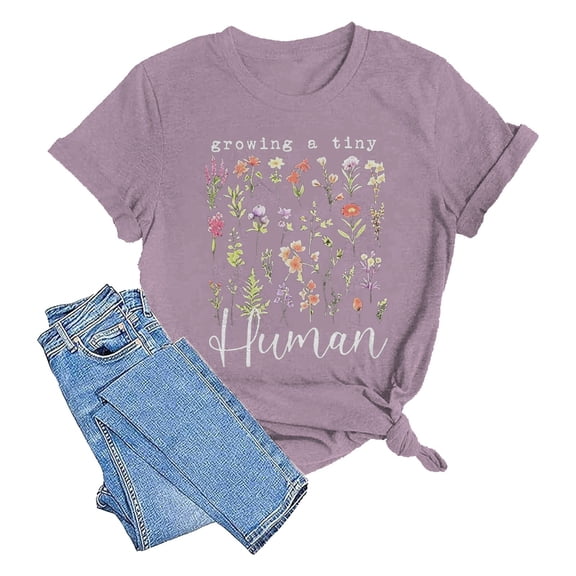 Essentials Womens Tees Tops Basic Shirts Men's Short Sleeve Round Neck Printed Spring Summer Fall Fashion Y2K Clothes 2025