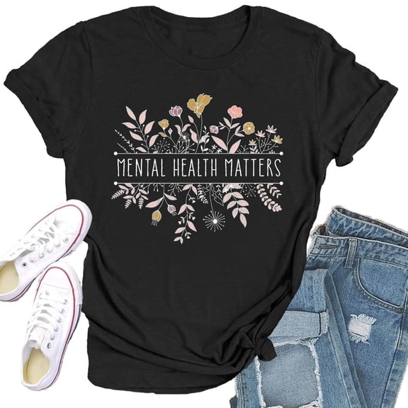 Essentials Womens Tees Tops Basic Shirts Printed Round Neck Solid Color Short Sleeved Fall Winter Clothes