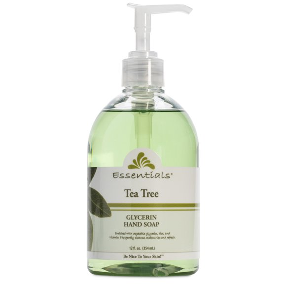 Essentials by Clearly Natural Glycerin Liquid Hand Soap, Tea Tree, 12-Fluid Ounce