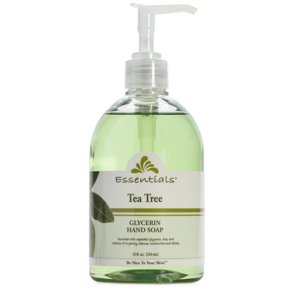 Essentials by Clearly Natural Glycerin Liquid Hand Soap, Tea Tree, 12-Fluid Ounce