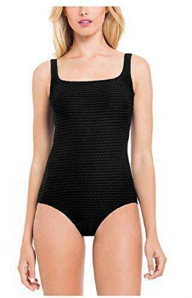 Essentials by Gottex Womens One Piece Textured Swimsuit