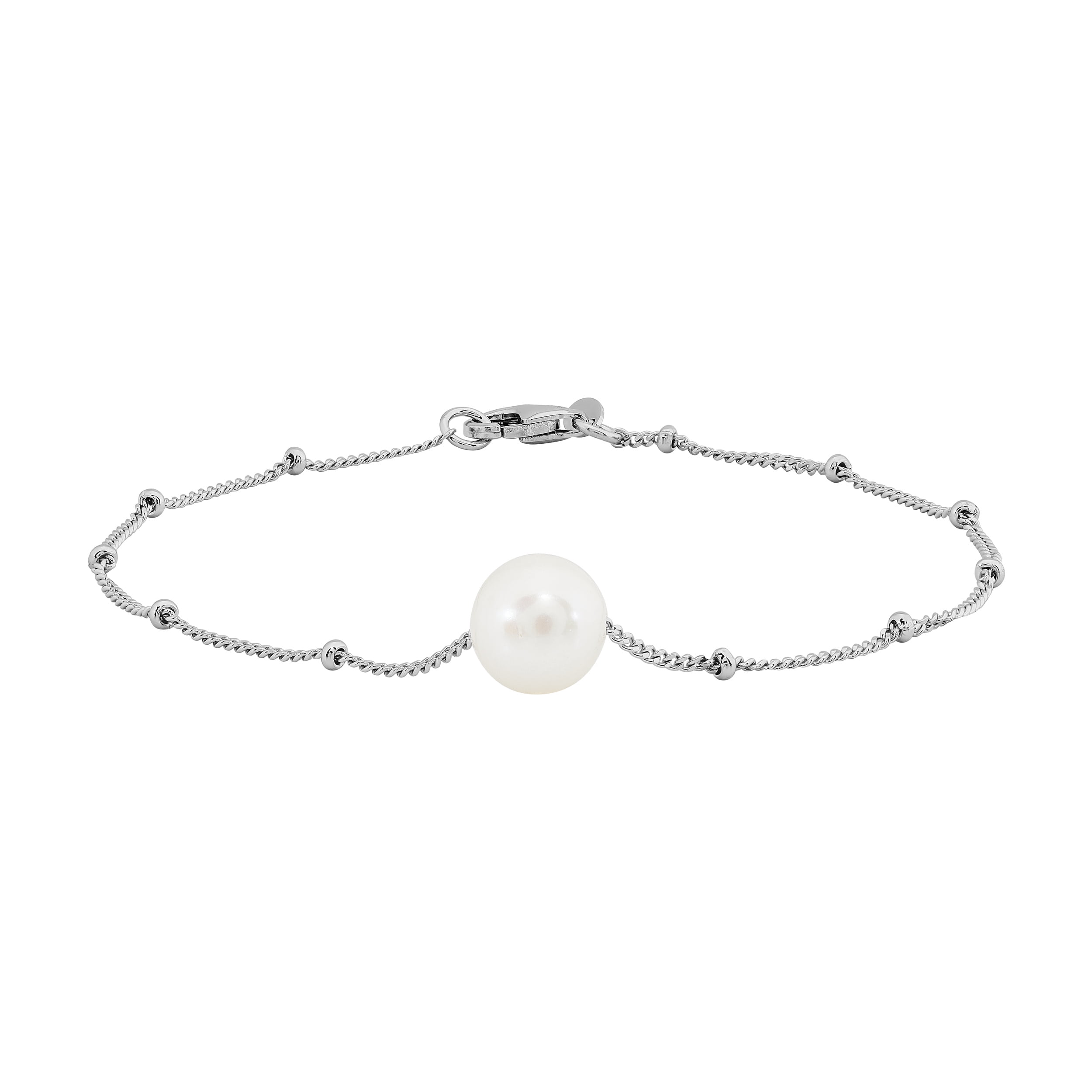 Tourmaline Gemstone Beaded Bracelet, Sterling Silver Bar Beads Bracele–  annikabella