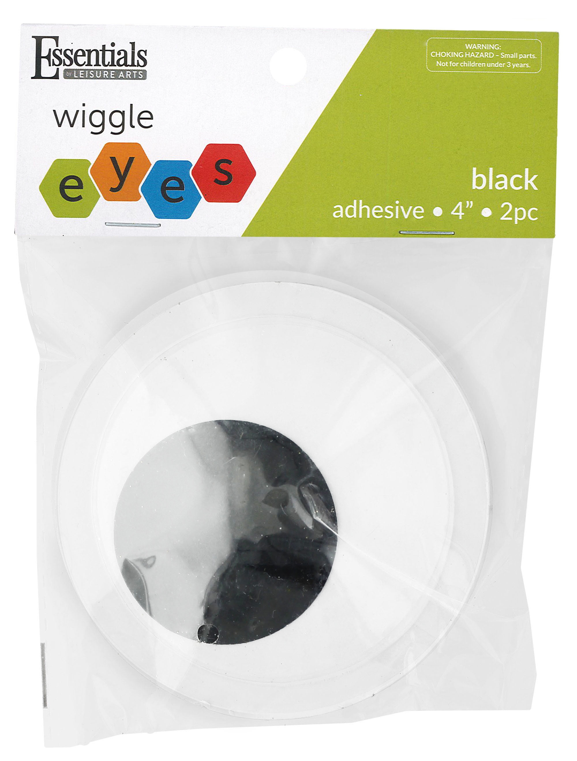 Essentials by Leisure Arts Eyes Sticky Back Moveable 4" 2pc Googly Eyes