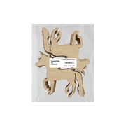 Essentials by Leisure Arts Flat Wood Shapes, Birch Wood Cutouts for Painting and Crafts, 24 Pack, Unicorn