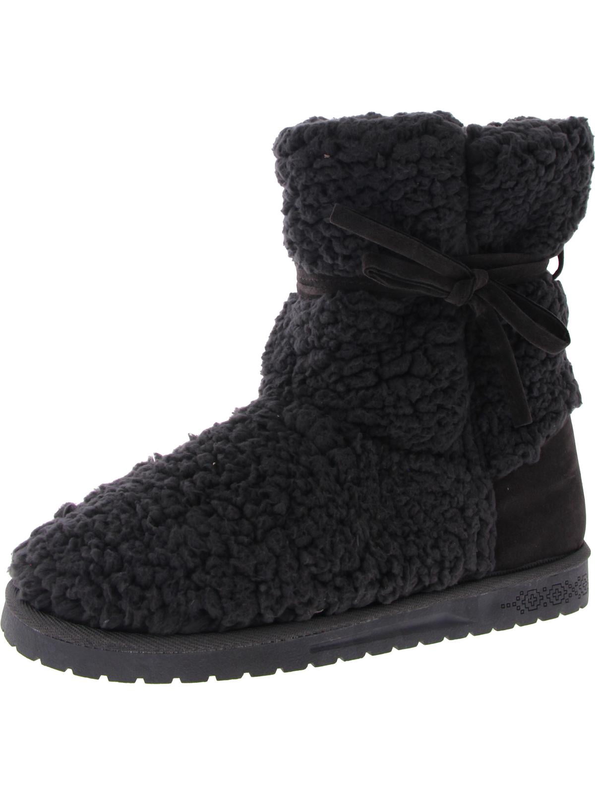 MUK LUKS Women's Clementine Fashion Boots - Cozy Knit Booties With Faux Fur Lining - View #12