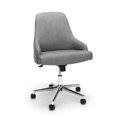 Essentials by OFM ESS2086 Upholstered Home Desk Chair, Grey