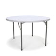 thumbnail image 1 of Essentials by OFM ESS-5048R 48" Round Folding Utility Table, White, 1 of 5