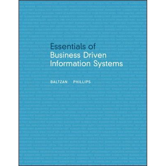 Pre-Owned Essentials of Business Driven Information Systems (Paperback) 0073376728 9780073376721