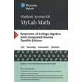 thumbnail image 1 of Essentials of College Algebra with Integrated Review -- MyLab Math with Pearson eText Access Code, 9780135190418, 013519041X, Paperback, 12 edition, 1 of 1
