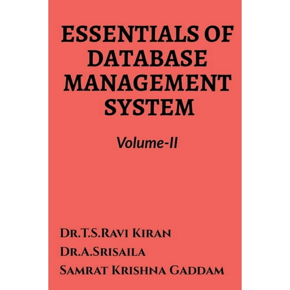 Essentials of Database Management System Volume-II (Paperback)