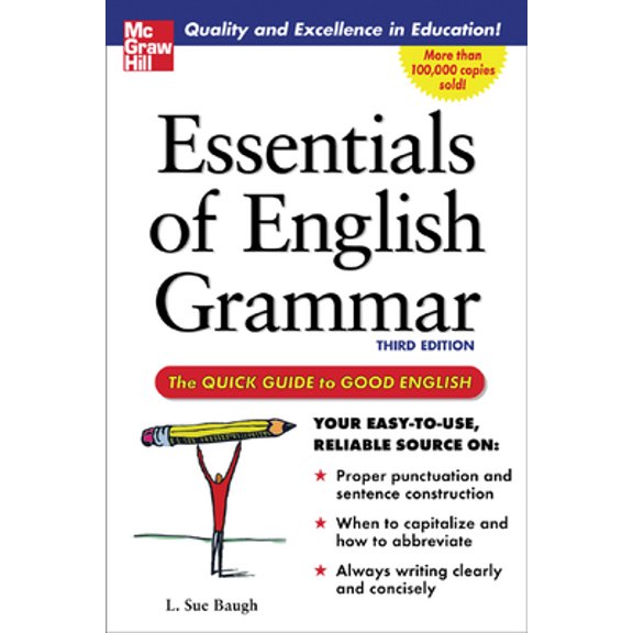 Pre-Owned Essentials of English Grammar: A Quick Guide to Good English (Paperback) 0071457089 9780071457088