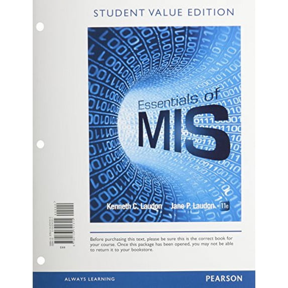 Pre-Owned Essentials of MIS, Student Value Edition Paperback