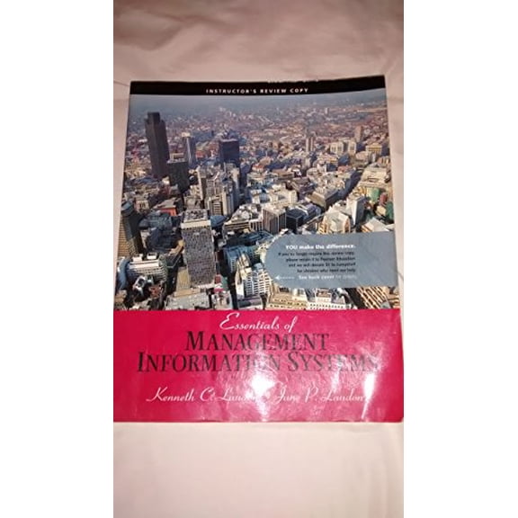 Pre-Owned Essentials of Management Information Systems 9780136025795