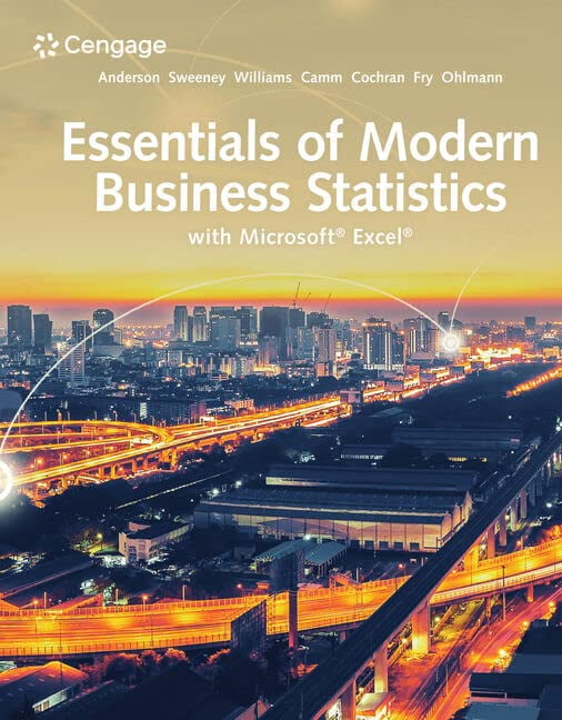 Pre-Owned Essentials of Modern Business Statistics with Microsoft Excel (Mindtap Course List) Paperback