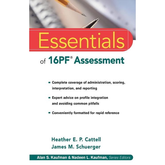 Essentials of Psychological Assessment Essentials of 16PF Assessment, Book 40, (Paperback)