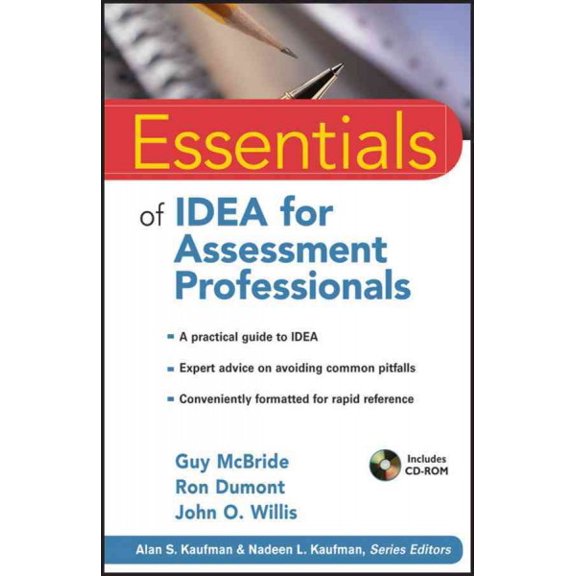 Pre-Owned Essentials of Idea for Assessment Professionals (Paperback) 0470873922 9780470873922