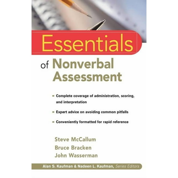 Essentials of Psychological Assessment Essentials of Nonverbal Assessment, Book 19, (Paperback)