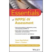 Essentials of Psychological Assessment Essentials of WPPSI-IV Assessment Other