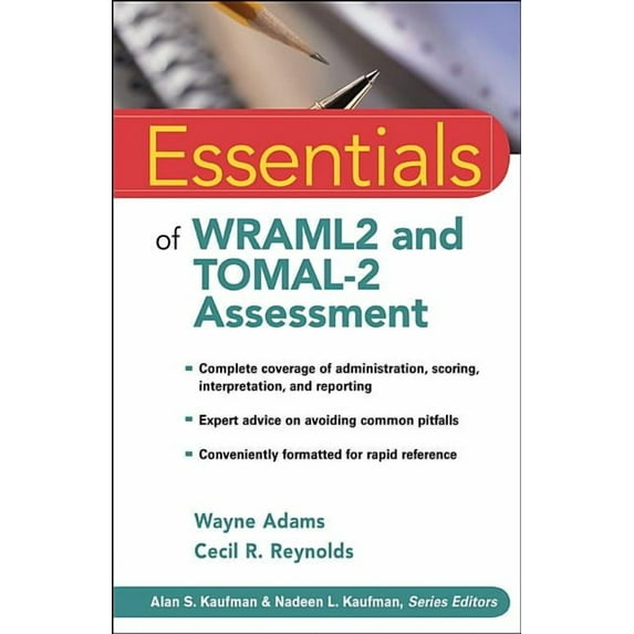 Essentials of Psychological Assessment: Essentials of Wraml2 and Tomal-2 Assessment (Paperback)