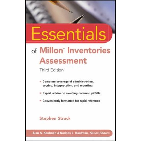 Pre-Owned Essentials of Millon Inventories Assessment (Paperback) 0470168625 9780470168622